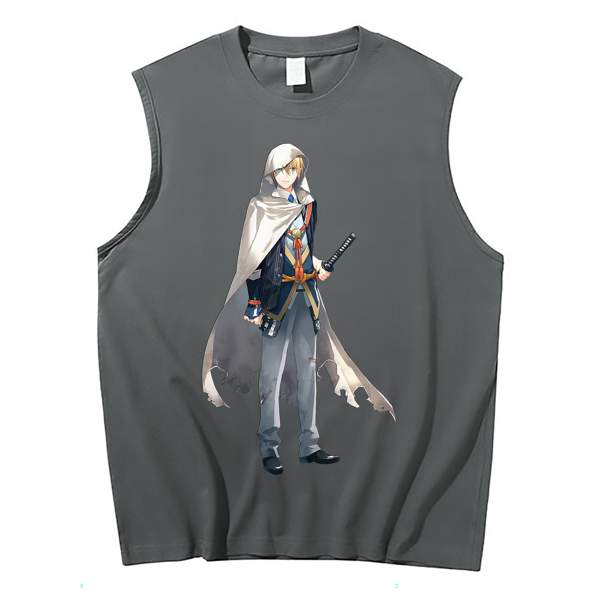 （画像用） 刀剣乱舞 Touken Ranbu コットン100％タンクトップ（フロントプリント）